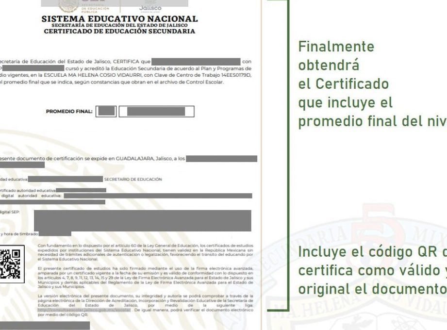Certificado escolar en Jalisco con consultaescolar.gob.mx