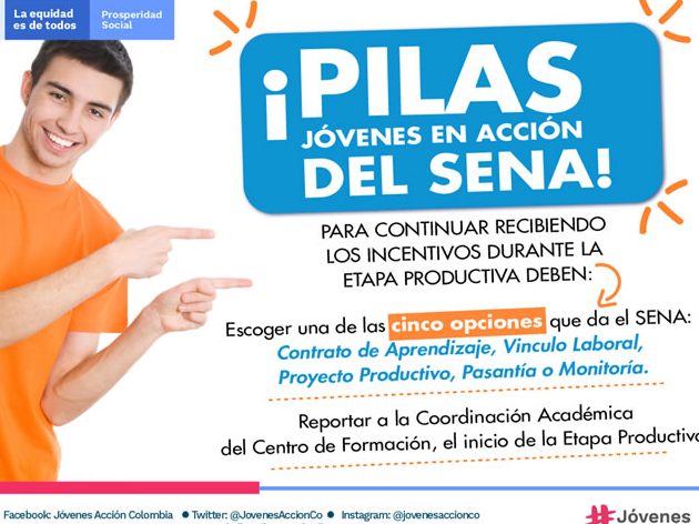 Requisitos para inscribirse en Jóvenes en Acción del SENA