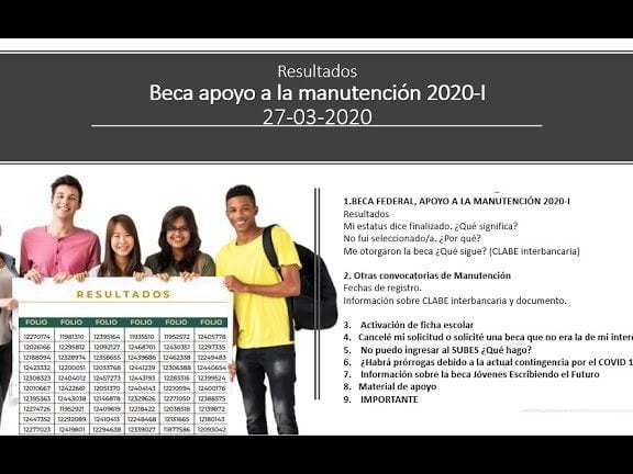 Guía paso a paso para consultar los resultados de la beca SUBES