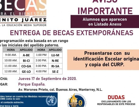 Preparatorias con beca Benito Juárez: Conoce disponibilidad