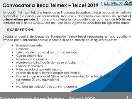 Requisitos y proceso de solicitud para becas Telmex para primaria