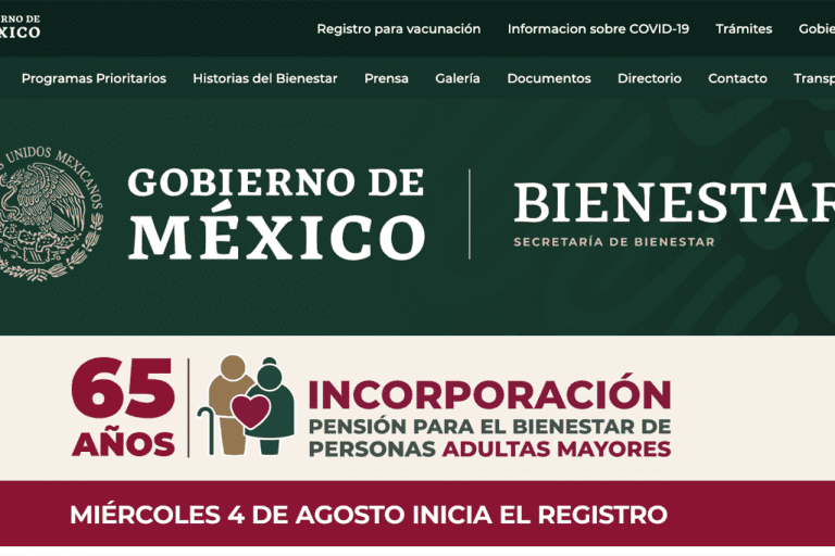 Guía: Solicitar pensión para adultos mayores en bienestar.gob.mx