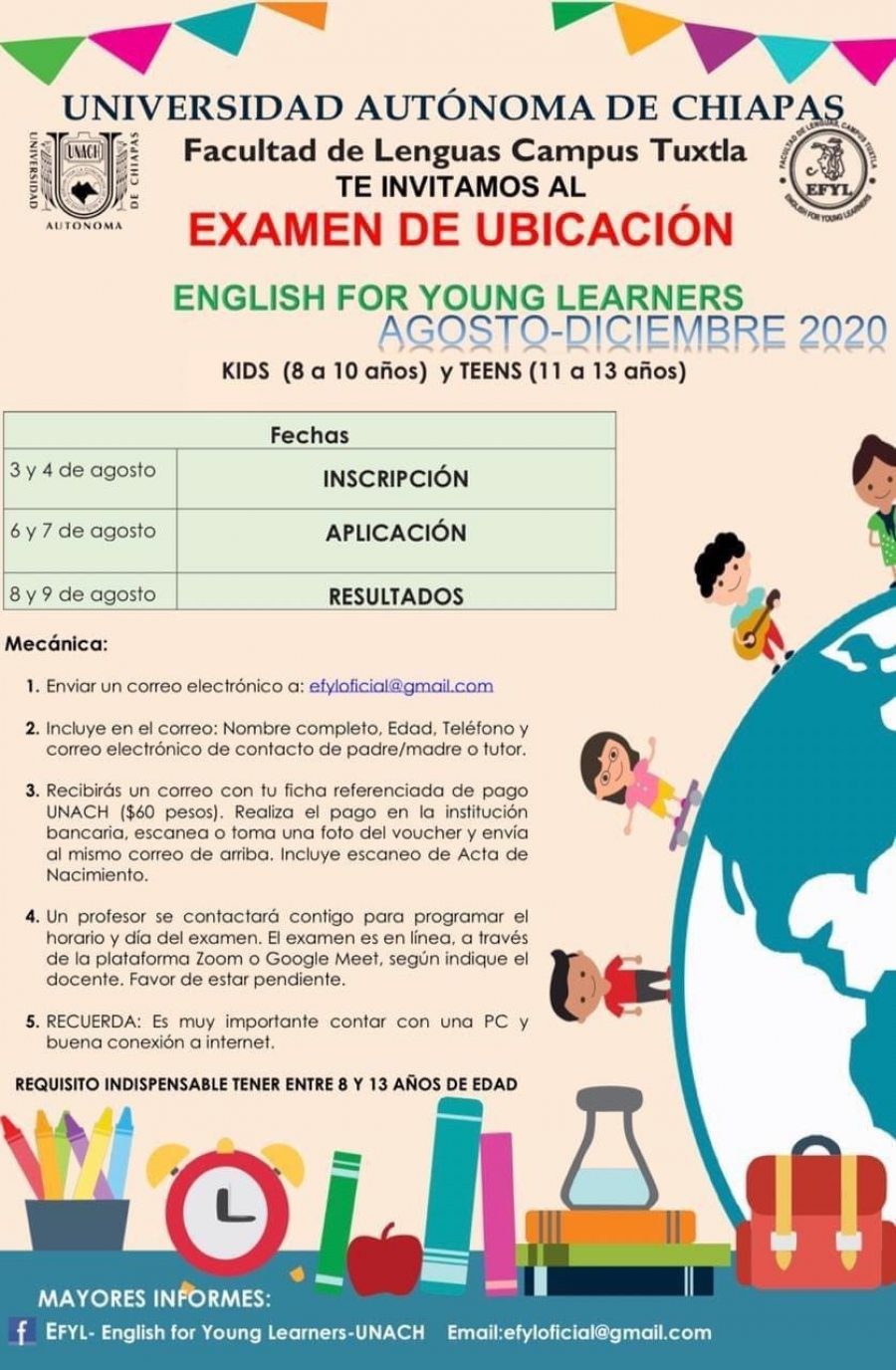 Cursos de inglés disponibles en la UNACH: opciones y detalles