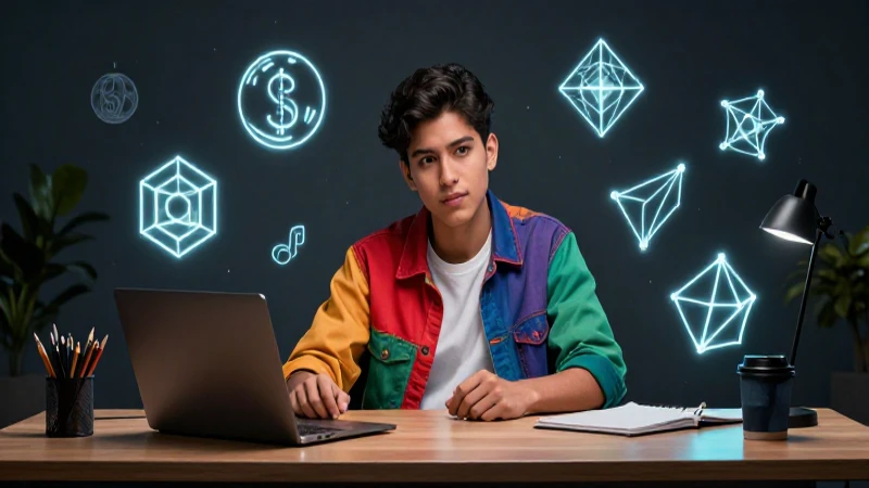 Estudiante mexicano e ideas creativas