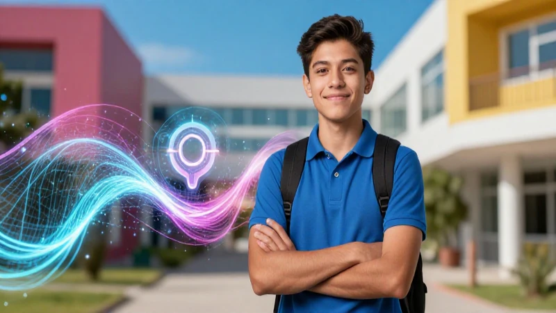 Estudiante mexicano y oportunidad digital brillante