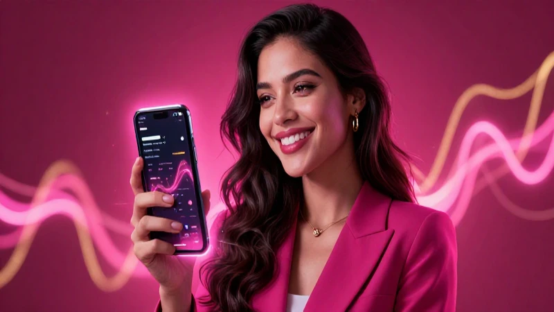 Mujer mexicana feliz con un brillo financiero dinámico