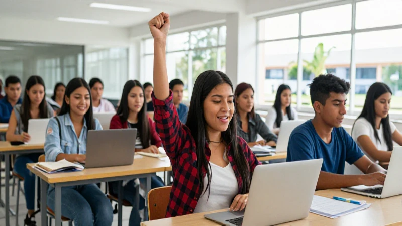 Jóvenes mexicanos triunfan en campus académico moderno