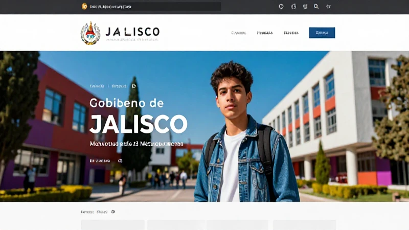 Acceso web gobierno Jalisco, imagen profesional