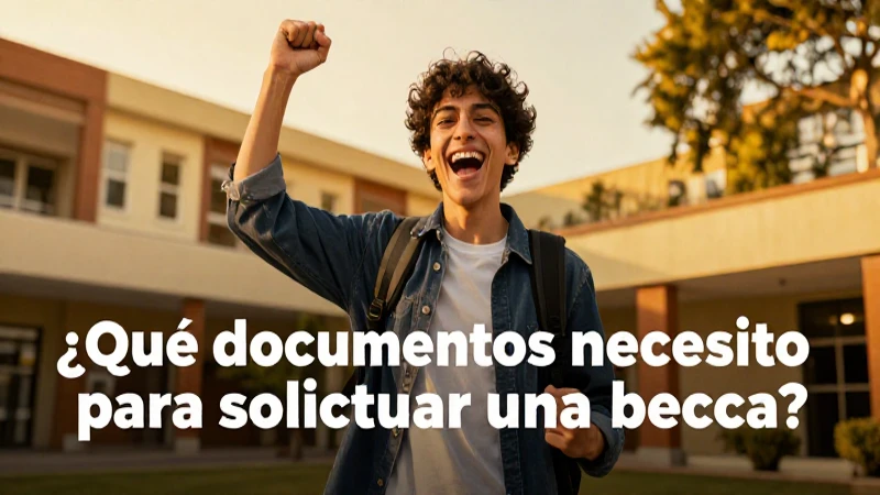 Documentos y acceso a becas disponibles