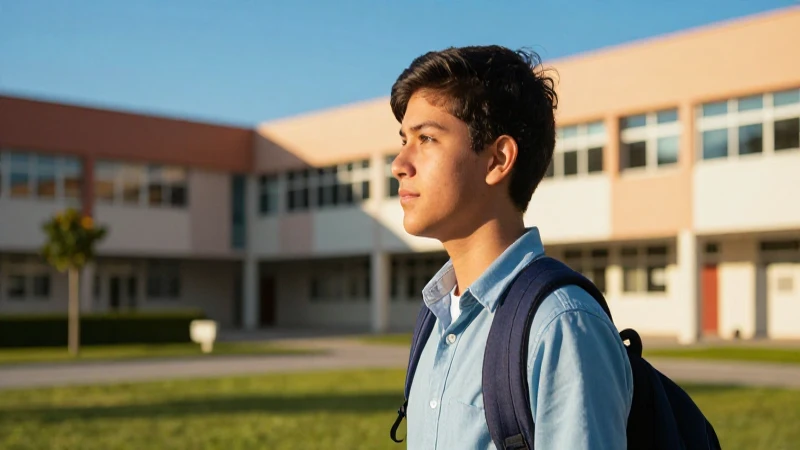 Retrato estudiantil mexicano con luz cinematográfica