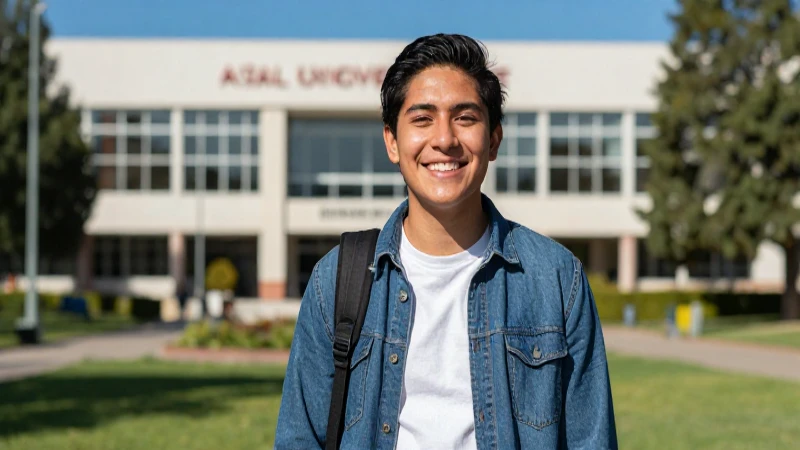 Estudiante mexicana celebra éxito universitario vibrante