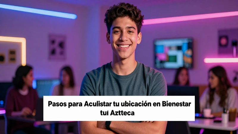 Guía para actualizar tu ubicación en Bienestar Azteca