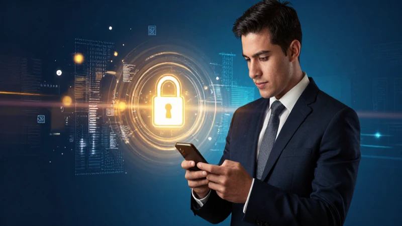 Profesional mexicano con seguridad digital