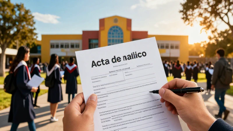 Proceso y pasos para actualizar tu acta