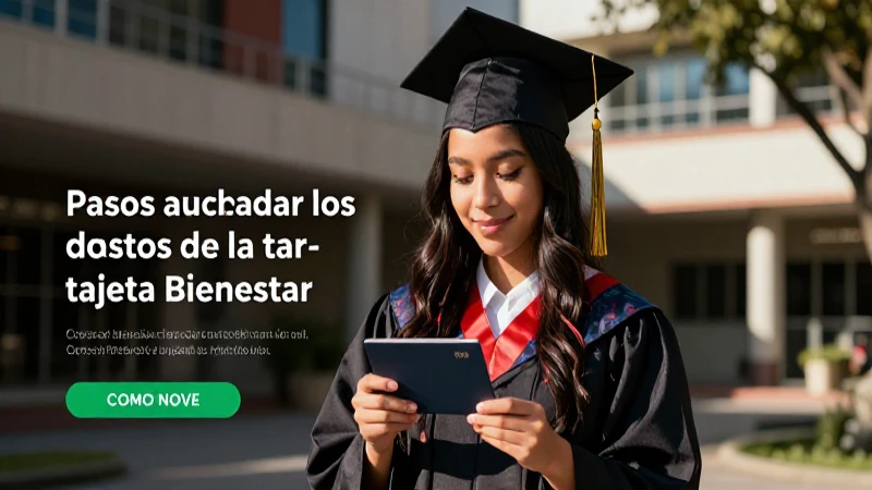 Actualiza tu tarjeta Bienestar de forma sencilla