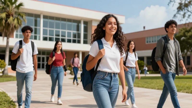 Estudiante mexicano dinámico inicia su camino universitario