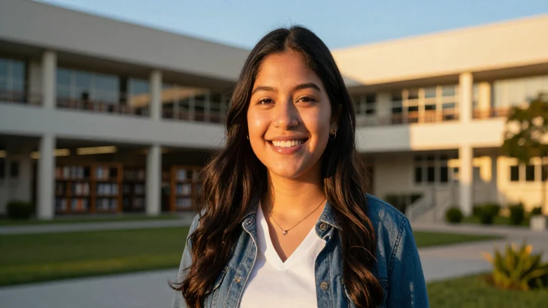Estudiante mexicano exitoso en la biblioteca dorada