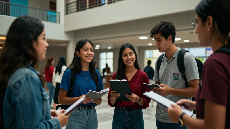 Estudiantes mexicanos colaboran en la universidad