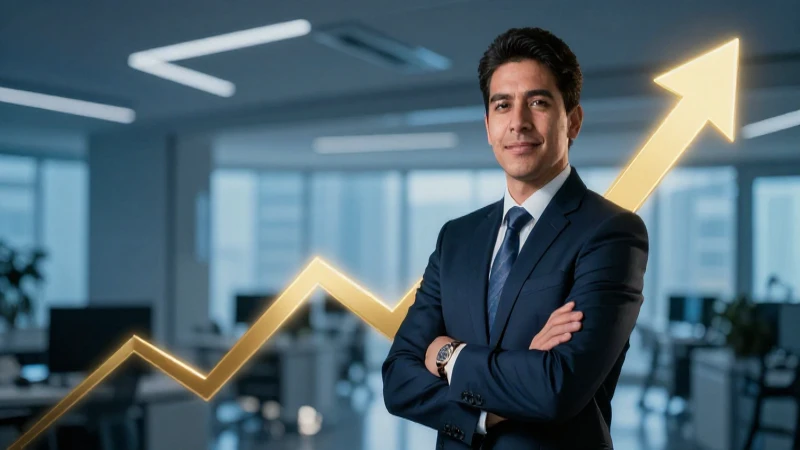 Profesional mexicano alcanzando metas doradas