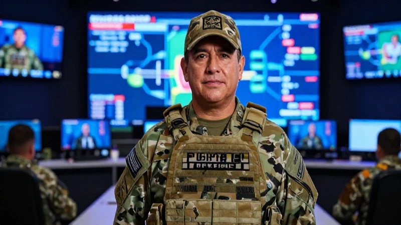 Oficial mexicano líder en mando táctico