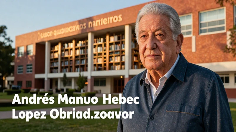 Informe de AMLO con estilo universitario