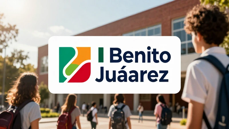 Diseño moderno y vibrante de la beca Benito Juárez