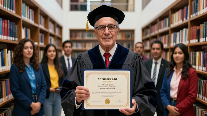 Antonio Caso honrado en la Prepa 6