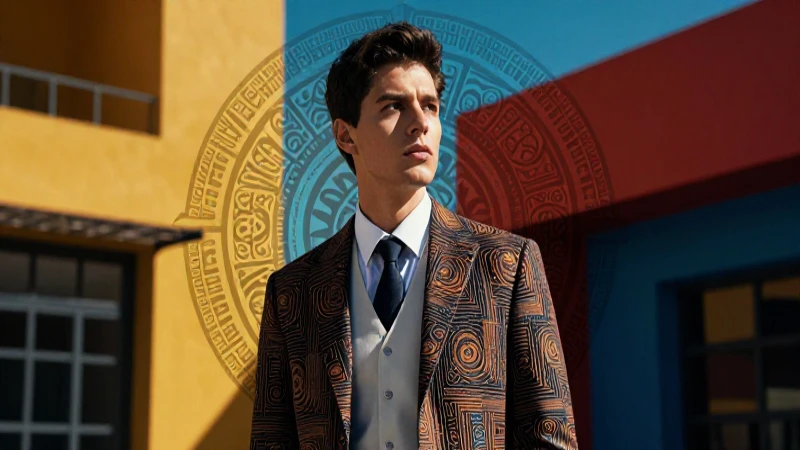 Hombre mexicano moderno y sofisticado