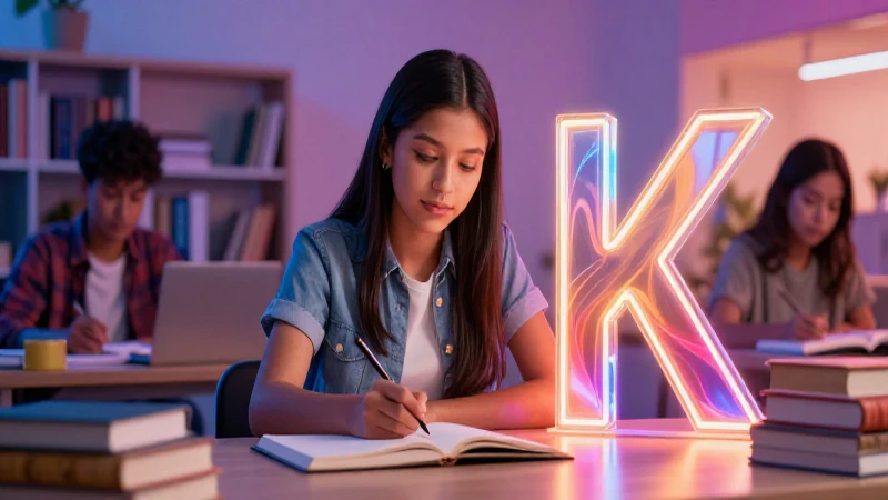 Estudiante mexicano radiante en campus moderno