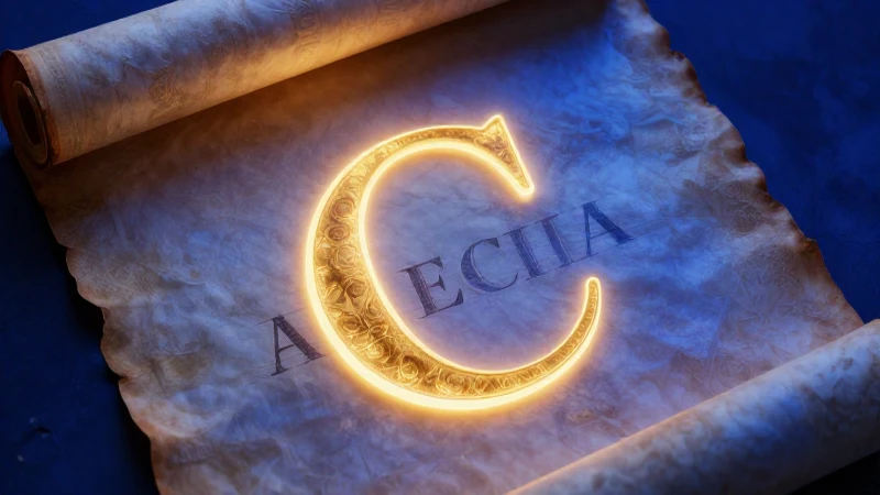 Apellidos C en un estilo visual dramático