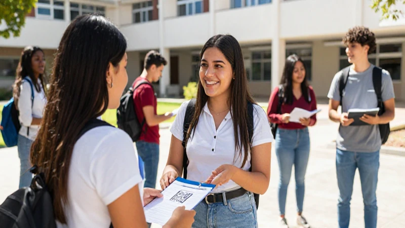 Registro fácil mediante código QR estudiantil