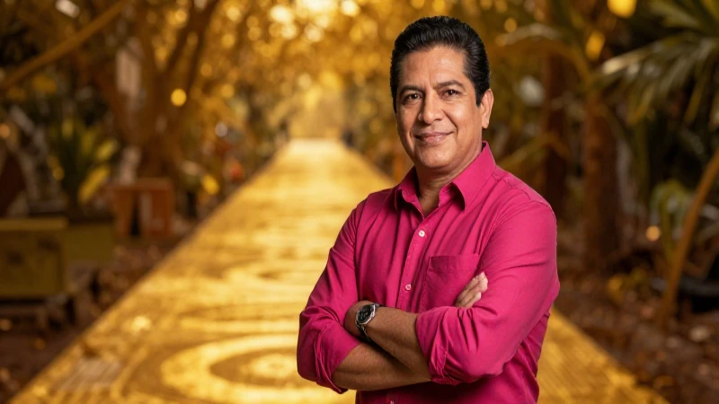 Retrato mexicano de confianza y crecimiento estilizado