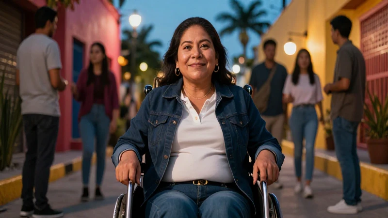Retrato esperanzador mexicano con apoyo moderno