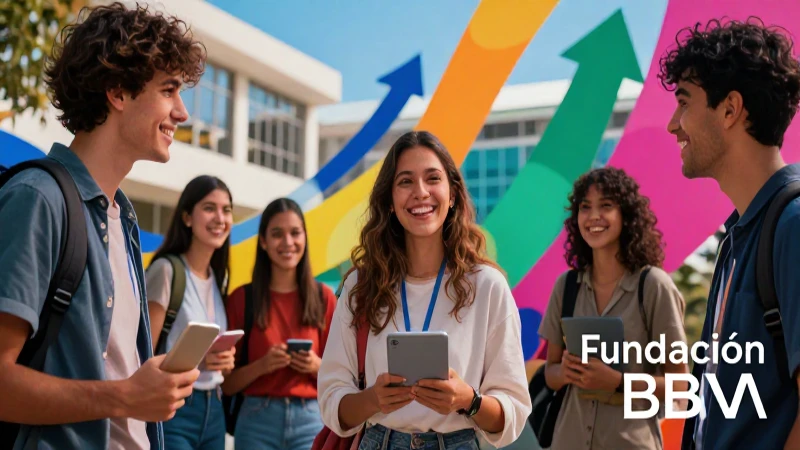 Beneficios de la Fundación BBVA para estudiantes jóvenes