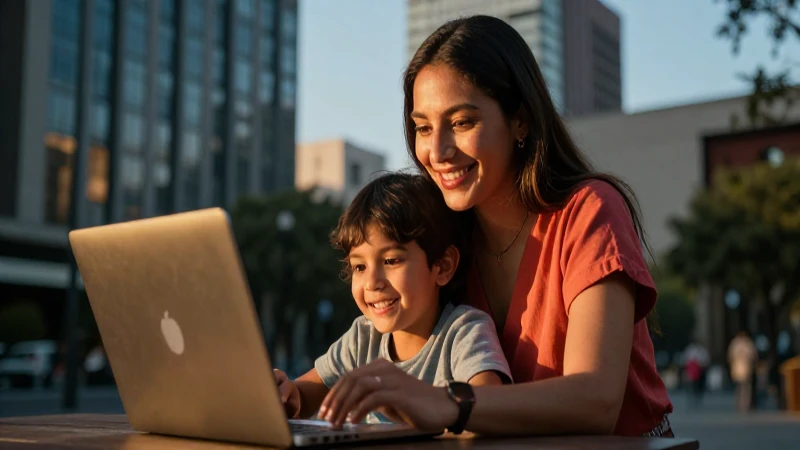 Recursos de apoyo en línea para madres solteras en CDMX