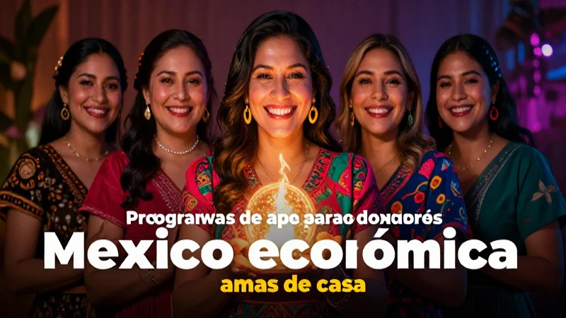 Programas de apoyo económico para amas de casa