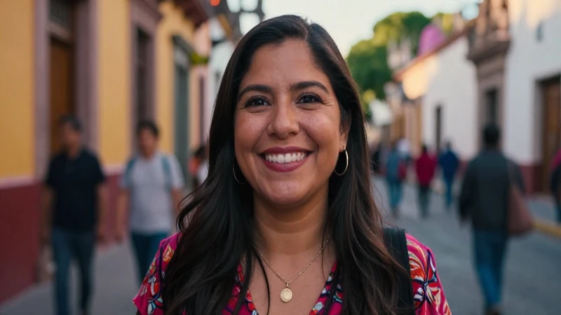 Madre fuerte y sonriente en Guadalajara