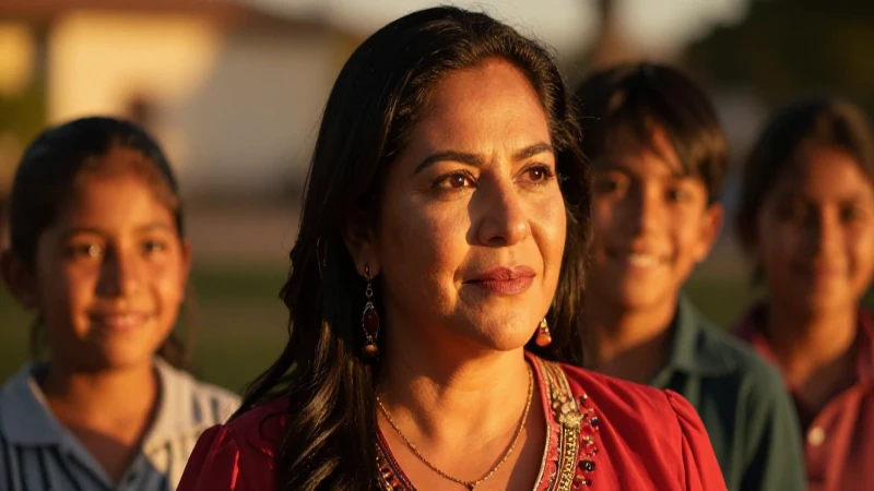 Madre mexicana radiante, llena de vida y luz