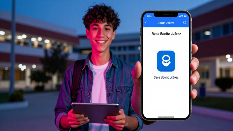 Descarga la app Beca Benito Juárez para tu beca