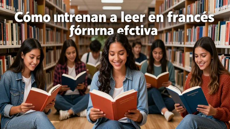 Estudiantes mexicanas aprendiendo francés en grupo