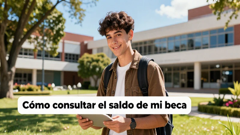 Planifica la consulta de saldo de beca con éxito