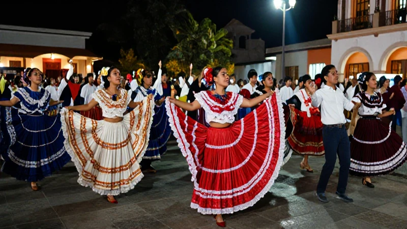 Participación cultural en eventos vibrantes