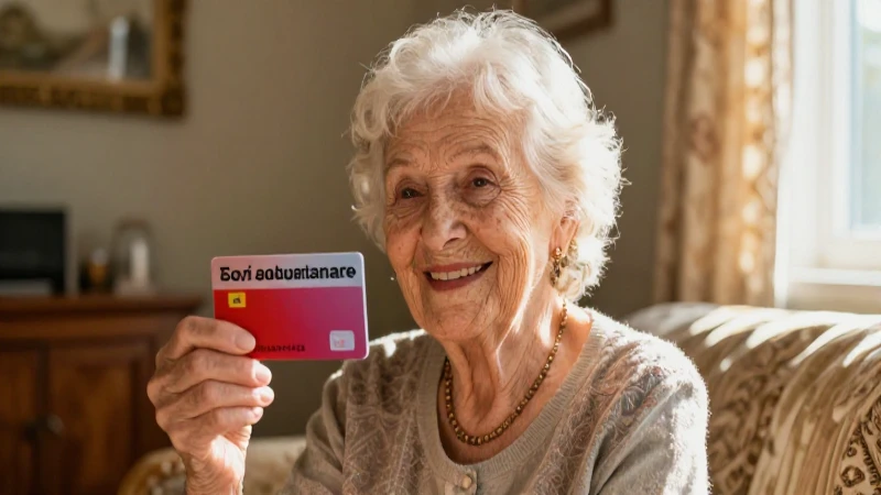Solicita la tarjeta de beneficios para mayores