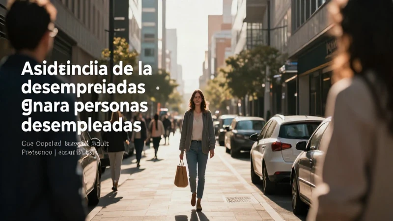 Ayuda gubernamental para personas sin empleo