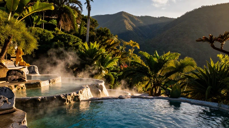 Baños termales en San Juan Cosalá