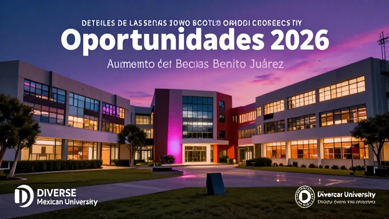 Becas Benito Juárez: Oportunidades 2026