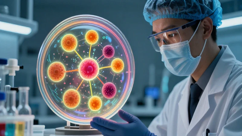 Científico descubre avances médicos en laboratorio futurista