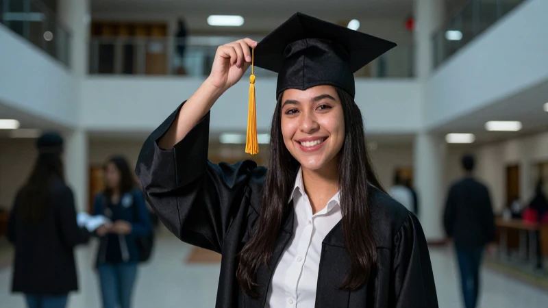 Estudiante recibe apoyo económico para sus estudios
