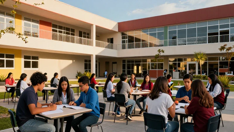 Estudiantes mexicanos colaboran en modernismo escolar