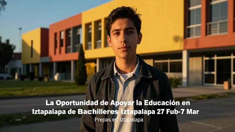 Apoya la educación de Iztapalapa